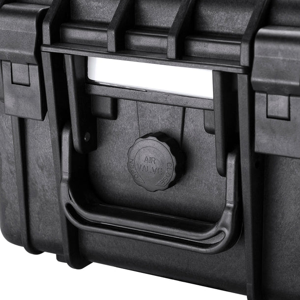 Barska BH12560 Loaded Gear Watertight Protective Hard Case Black HD-150 Air Valve