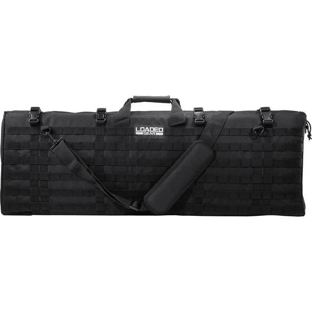 Barska BI12032 Loaded Gear 40" Tactical Shooter Mat Rifle Bag Black RX-300 Front