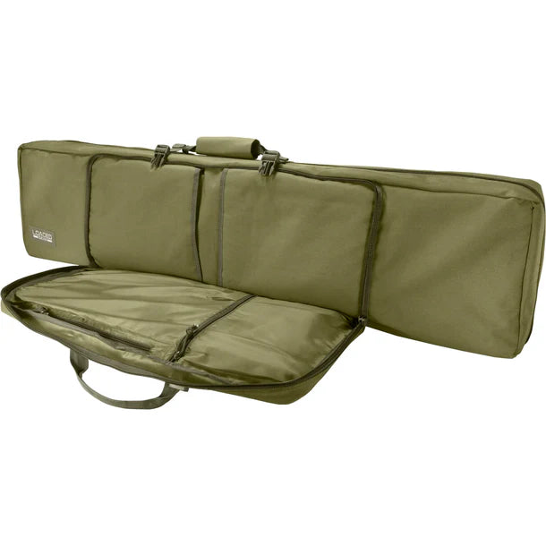 Barska BI12322 Loaded Gear 45" Tactical Rifle Bag OD Green RX-200 Front Open