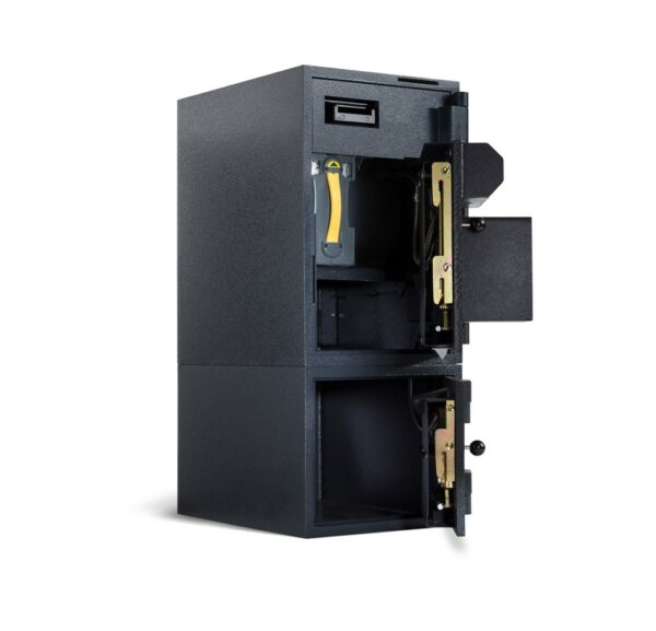 AMSEC BR3112 CashWizard Two Door Smart Safe Doors Open