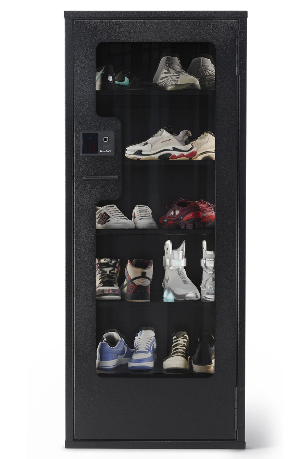 BlumSafe Secure Display Cabinet for Watches with Shoes