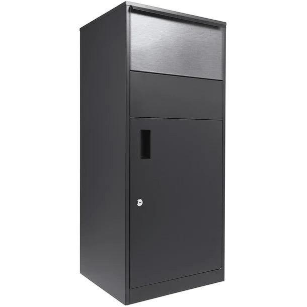 Barska CB13706 Extra Large Single Compartment Locking Parcel Box MPCB-200 Angled