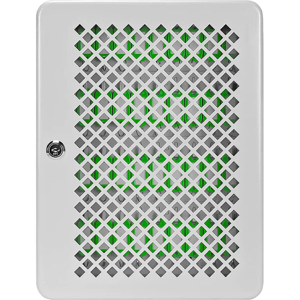 Barska CB13758 40 Capacity Fixed Position Mesh Front Key Cabinet with Key Lock Closed with Key Tags