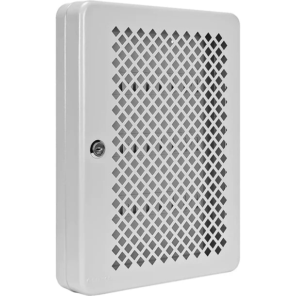 Barska CB13758 40 Capacity Fixed Position Mesh Front Key Cabinet with Key Lock Angled