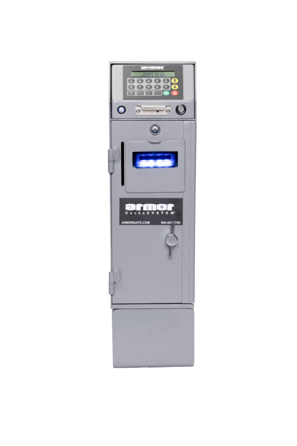 Armor CSC Compact 1200 Cash Management Smart Safe Front View
