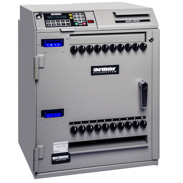 Armor CS-7100 CacheSystem 7100 Series Time Delay Cash Dispensing Safe 120 Tubes Two Single Notes