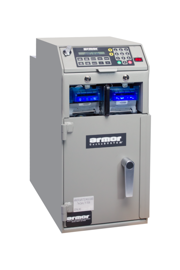 Armor CS6-2461RBH CacheSystem 2400 Series Cash Management Safe Two Single Note Feeders