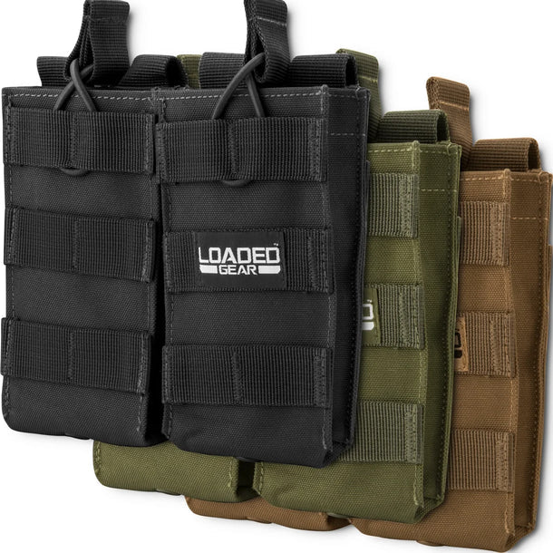 Barska BI13000 Loaded Gear Double Magazine Pouches CX-850 All 3 Colors