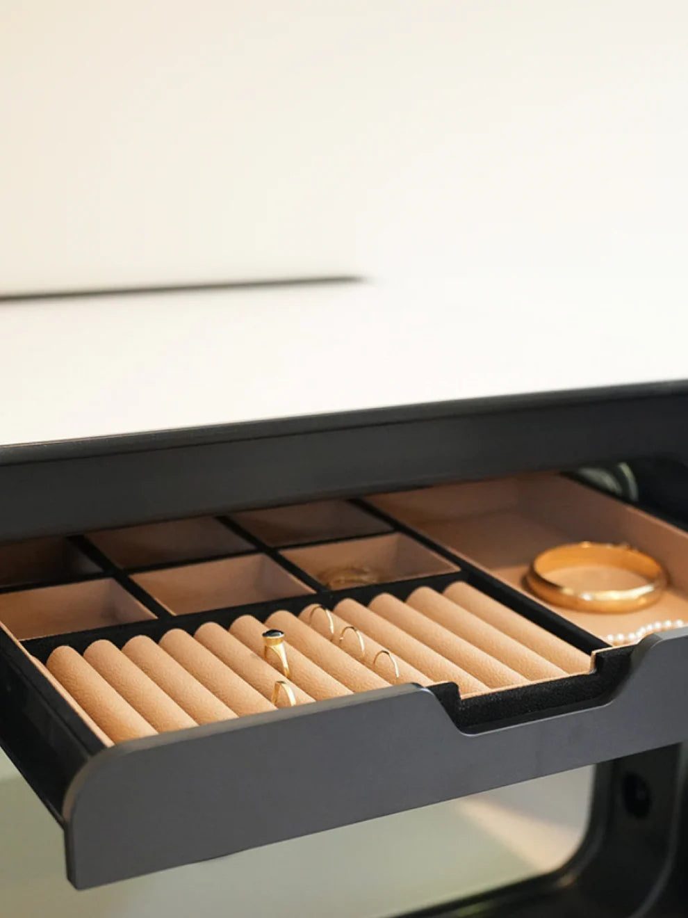 Cocono Classic 40 Medium Biometric Fireproof Safe Jewelry Bundle Drawer with Jewelry 2