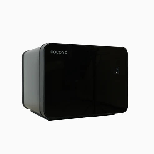 Cocono Chroma 15 Mini Biometric Fireproof Safe (60 Minutes) Midnight Angled