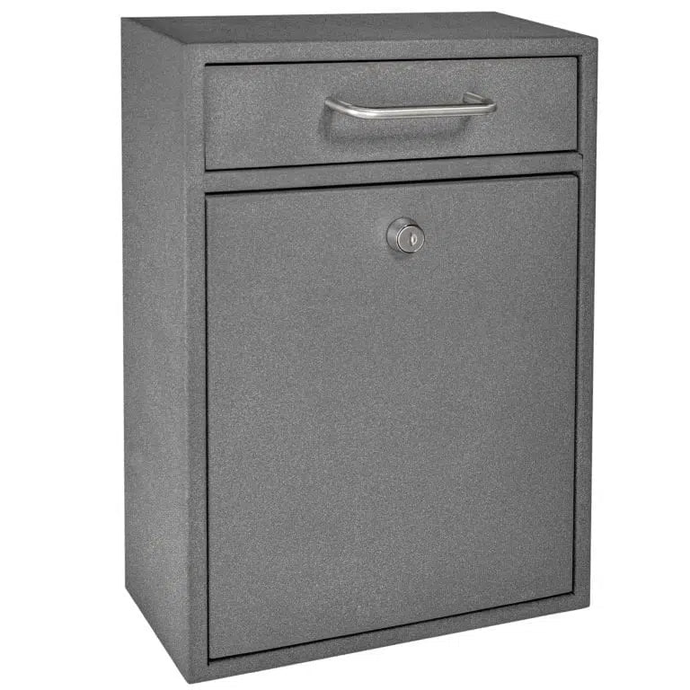 Mail Boss Locking Security Drop Box Granite