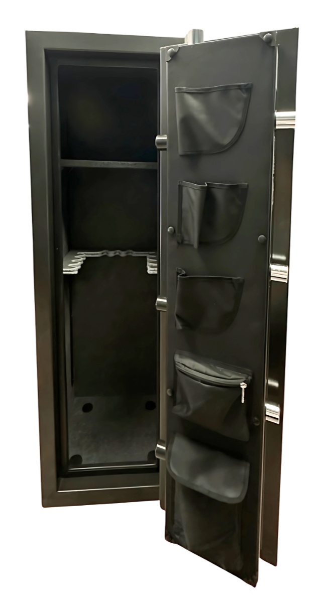 Hollon Dominion 11 Gun Safe Gray Door Open