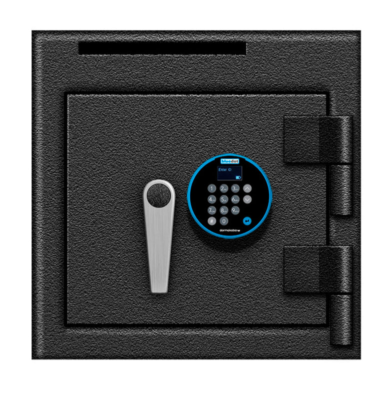 SafeandVaultStore DS141414 Burglar Safe With Drop Slot with Lagard 703 Multi-User Digital Lock