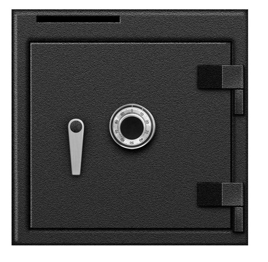 SafeandVaultStore DS202020 Depository Safe with Drop Slot with Dial Combo Lock