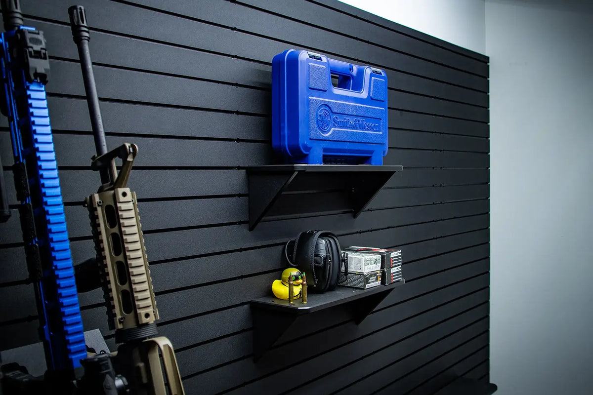 Tactical Walls ModWall Flat Shelves On Wall 2