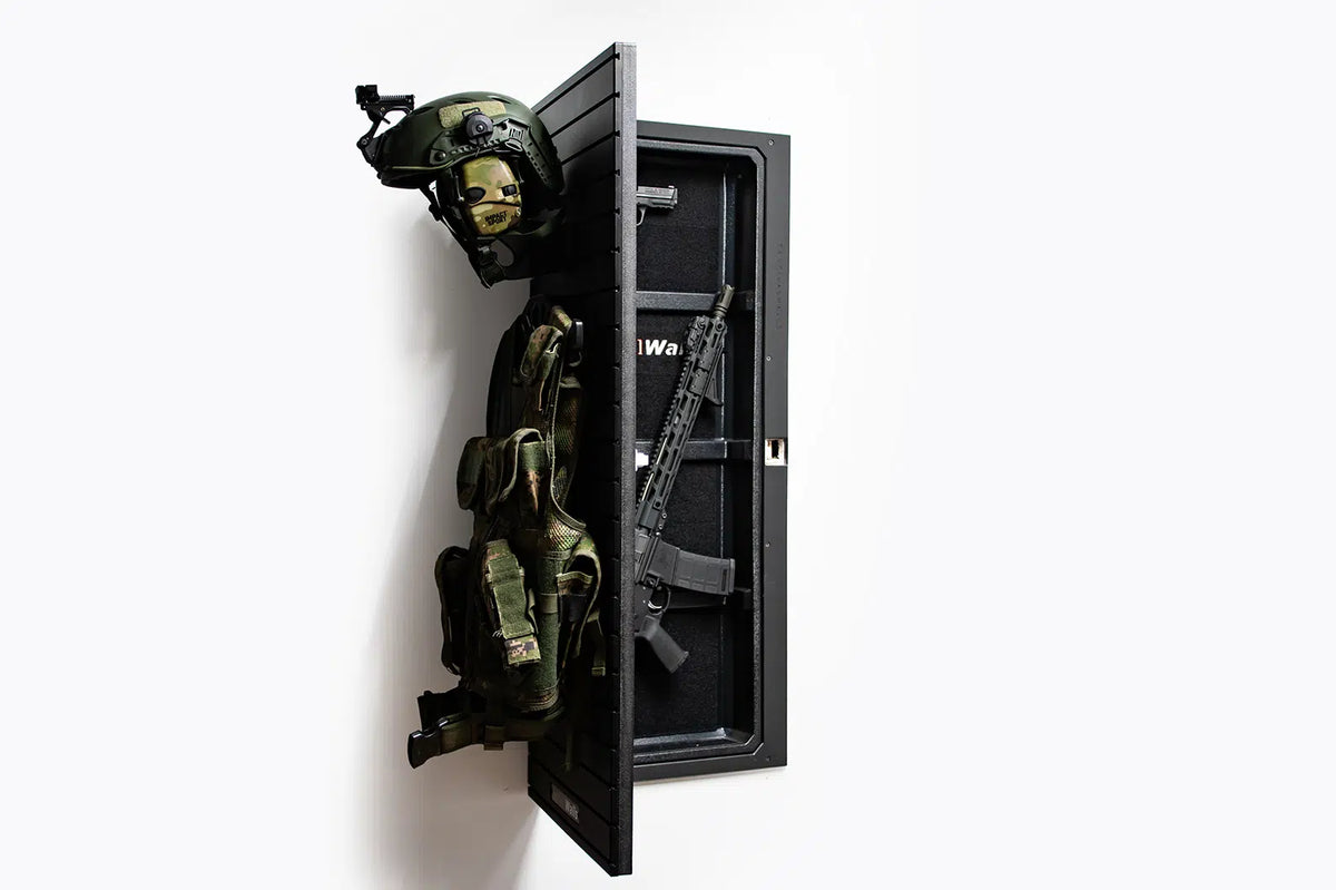 Tactical Walls 1440 ModWall Hidden Gun Compartment Door Open