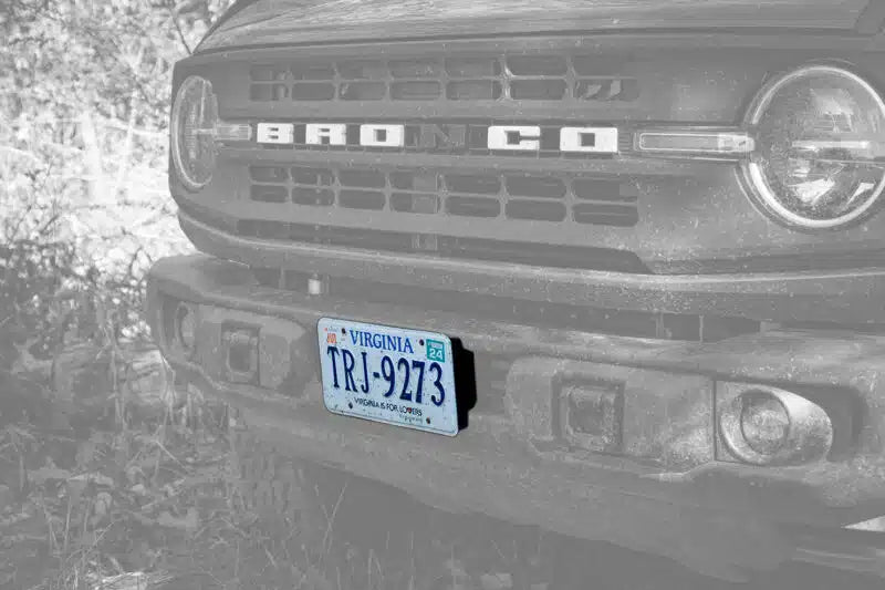 Tactical Walls VMod Bronco Magnetic Plate Mount Installed