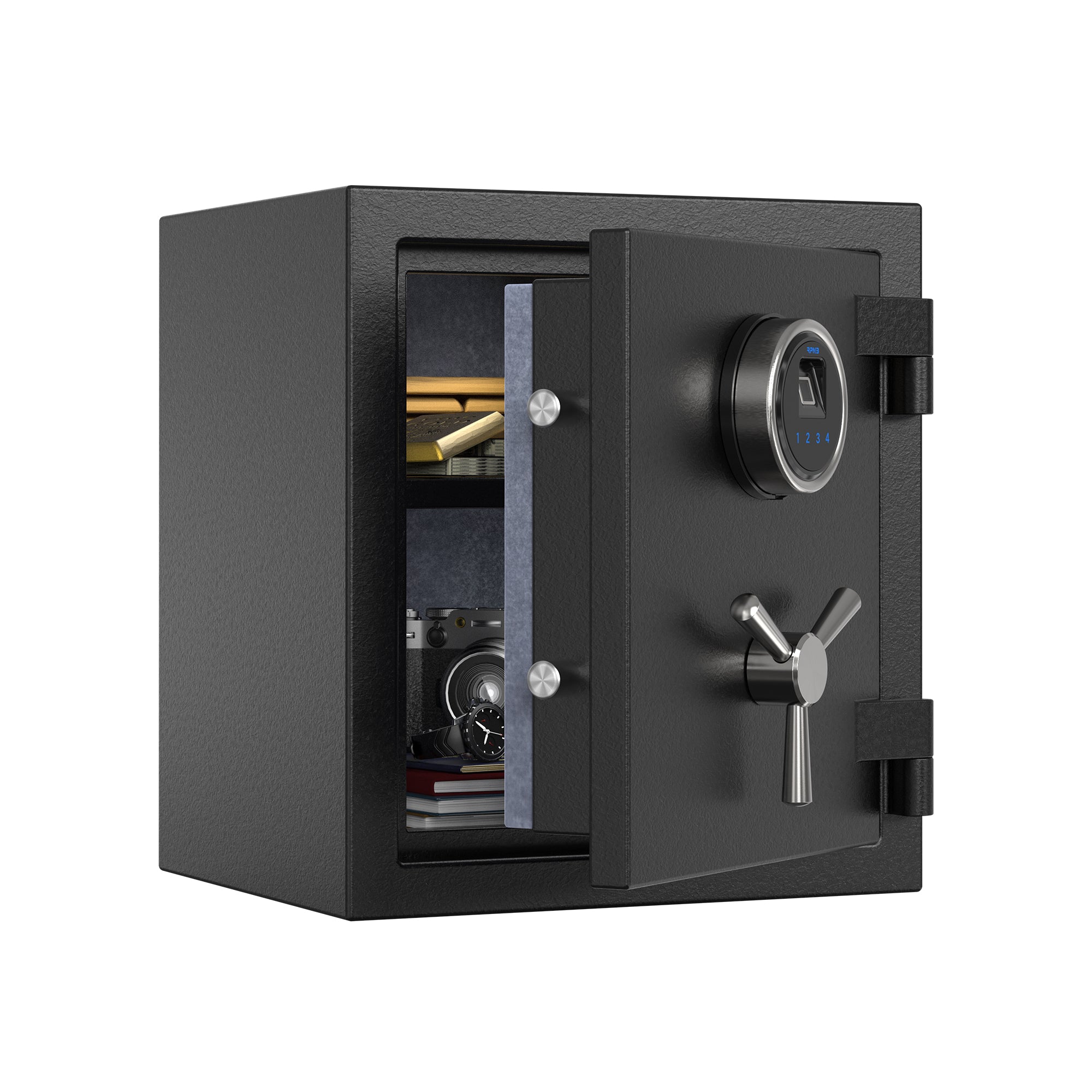 RPNB RPFS40 Deluxe Biometric Fireproof Safe with Touch Screen Keypad