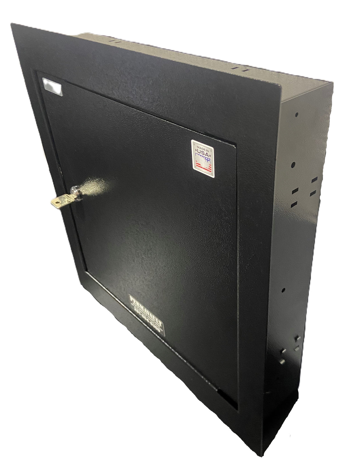 Perma-Vault EW-1000-4 In-Wall Safe Security Cam Lock 4" Deep Side View