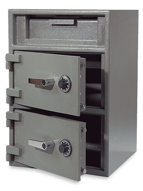 SafeandVaultStore F-3020DD/CC Double Door Depository Safe Doors Open