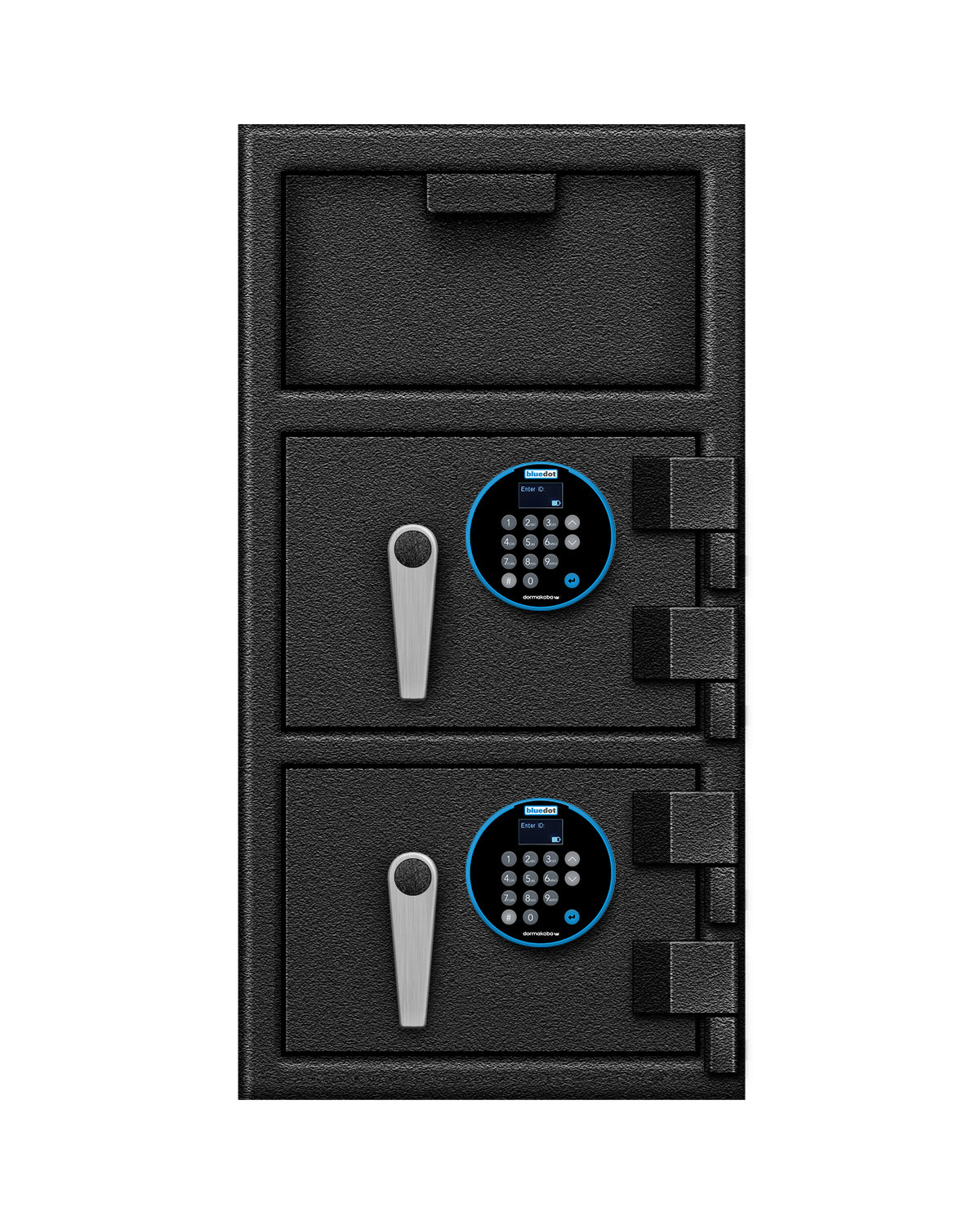 SafeandVaultStore FLH271414DD B-Rated Double Door Depository Safe with Lagard 703 Multi-User Digital Locks