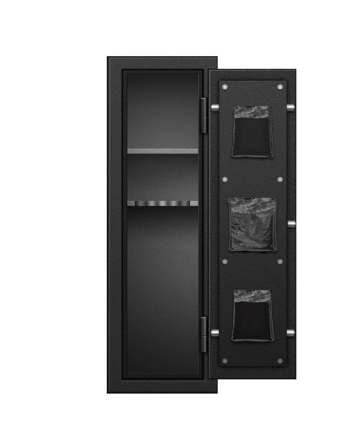 SafeandVaultStore GS551815 Genesis Gun Safe Black Door Open