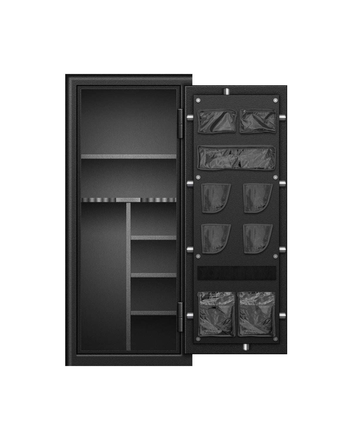 SafeandVaultStore GG592620 Genesis Gun Safe Black Door Open