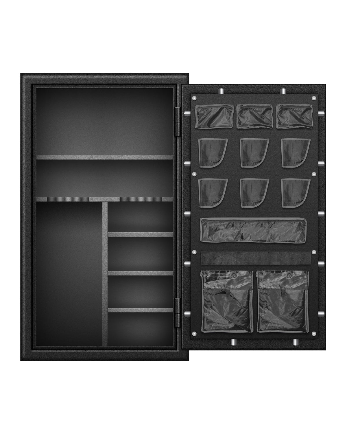 SafeandVaultStore GG594022 Genesis Gun Safe Door Open Black
