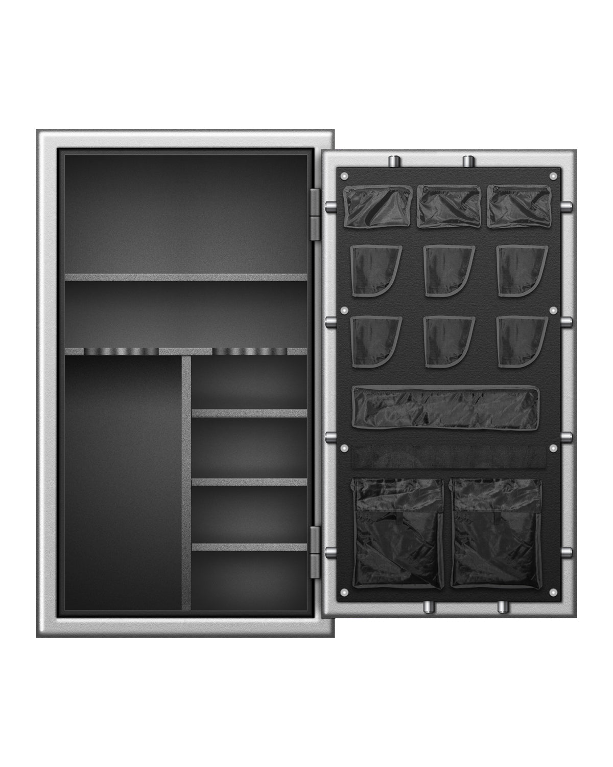 SafeandVaultStore GG594022 Genesis Gun Safe Door Open Grey