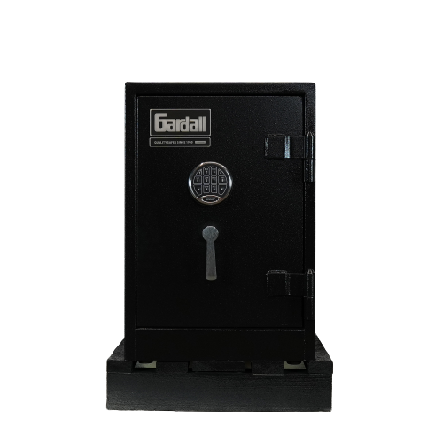 Gardall 1812-2 Burglar &amp; Two Hour Fire Safe Black Digital Lock