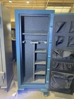 Hollon The Dominion 16 Gun Safe Teal Blemished Door Open