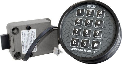 AMSEC ESL20XL Electronic Digital Lock Standard Slam Bolt