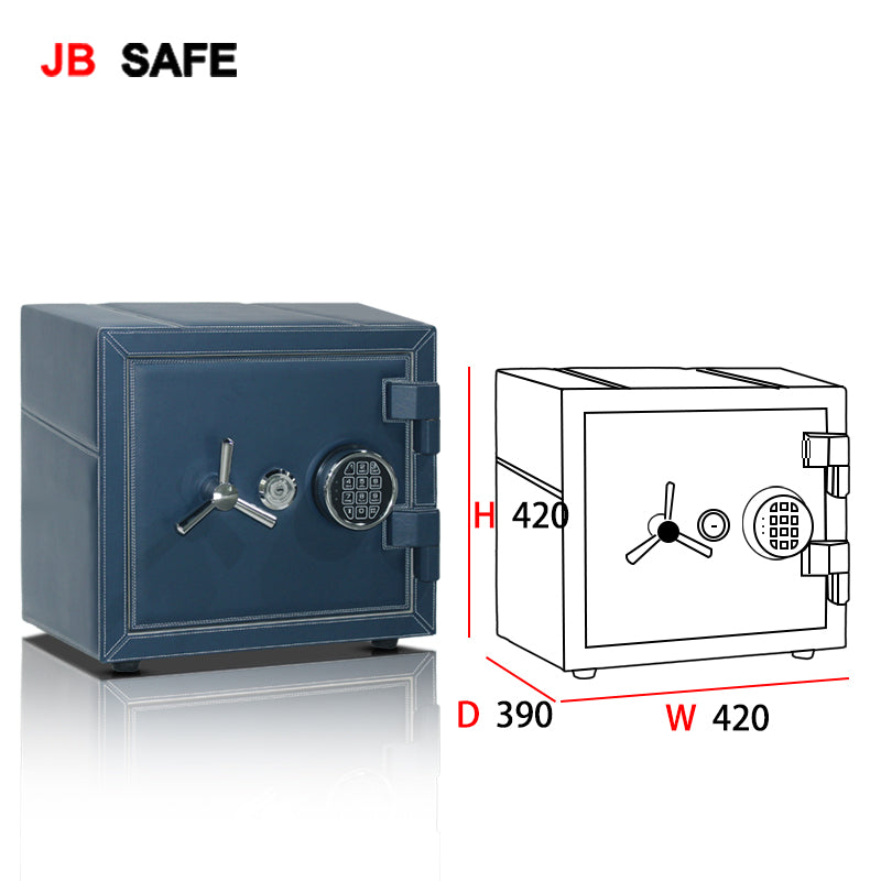 JB Watch Winder &amp; Jewelry Safe Fireproof 2 Jewelry Drawers &amp; 2 Watch Winders Outside Dimensions