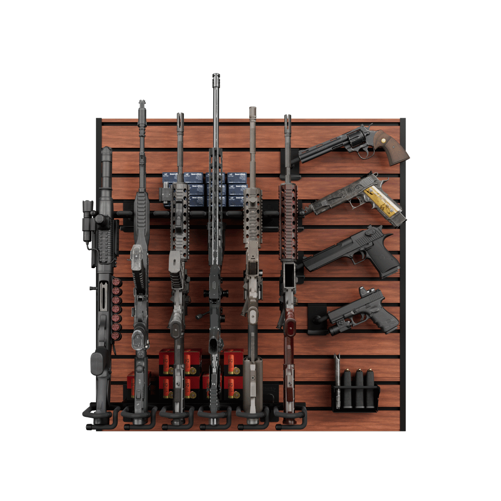 Hold Up Displays Compact Display Package 3'x 3' HD110 Black Walnut