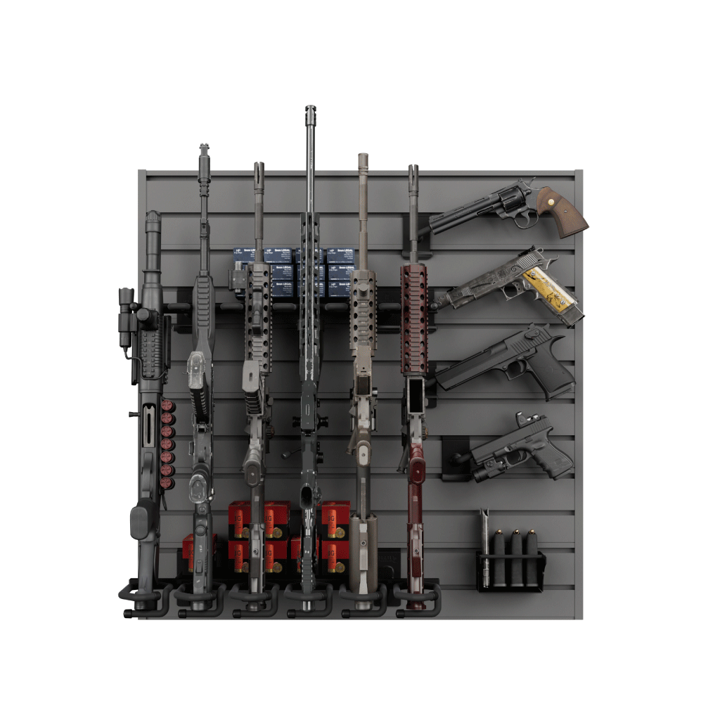 Hold Up Displays Compact Display Package 3'x 3' HD110 Gunmetal