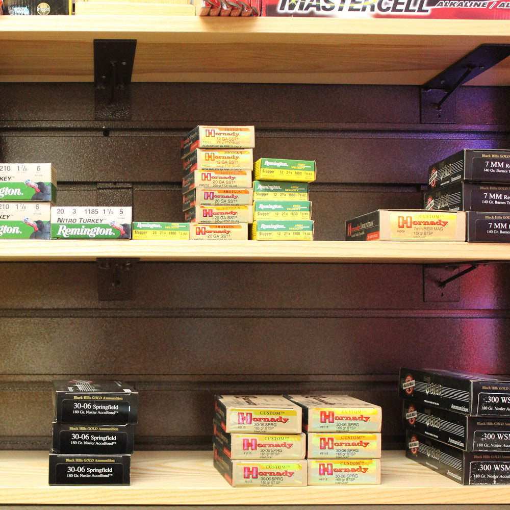 Hold Up Displays Slatwall Shelf Bracket 8" - HD27-8 Installed 2