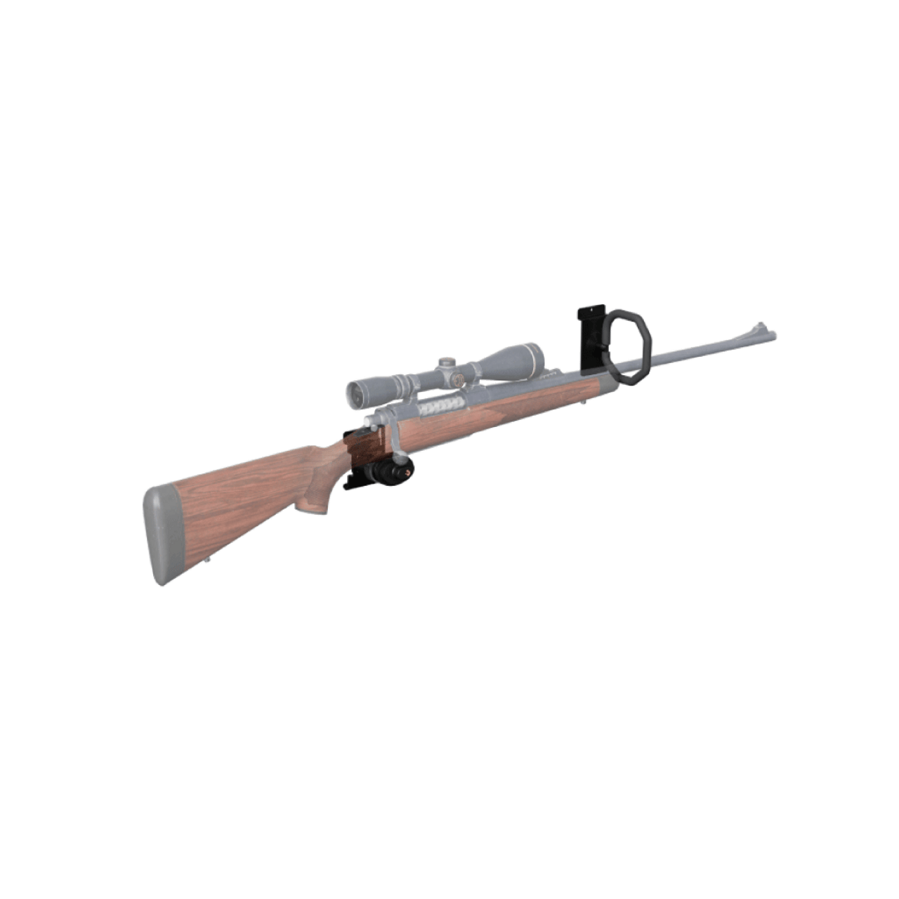 Hold Up Displays Locking Firearm Display HD71