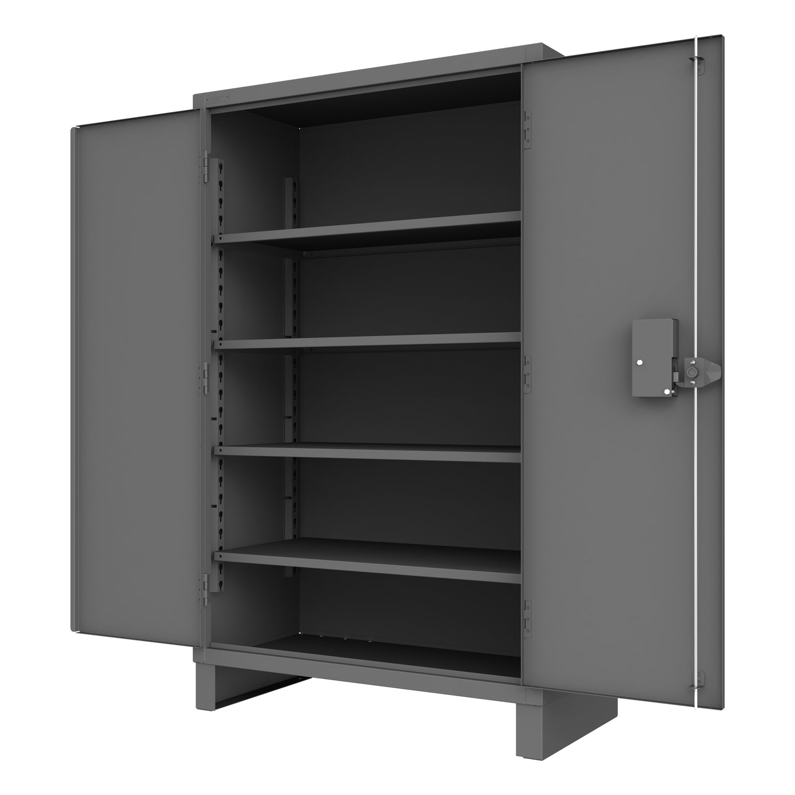 Durham HDCPL-244878-4S-95 12-Gauge Security Access Control Cabinet with 4 Shelves