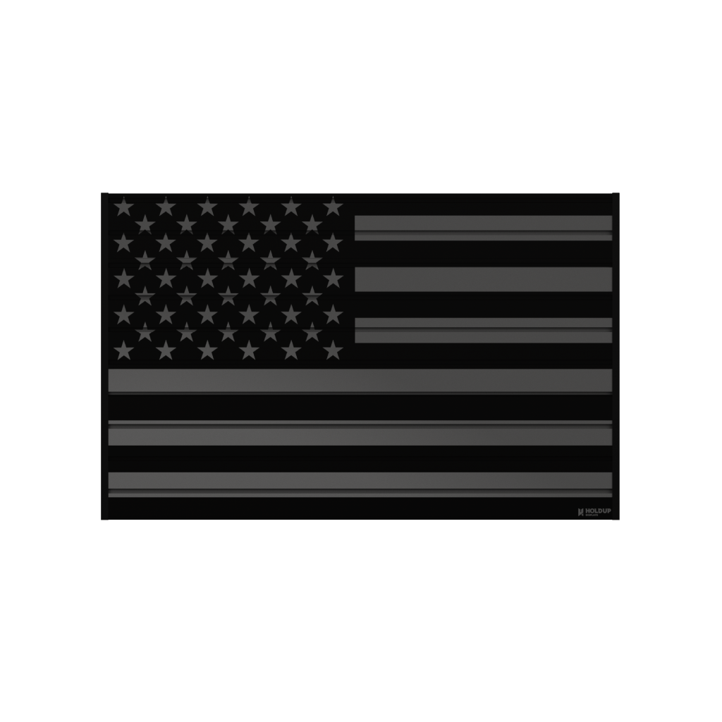 Hold Up Displays American Flag Strongwall HDSW2-2.5X4-GM Gunmetal