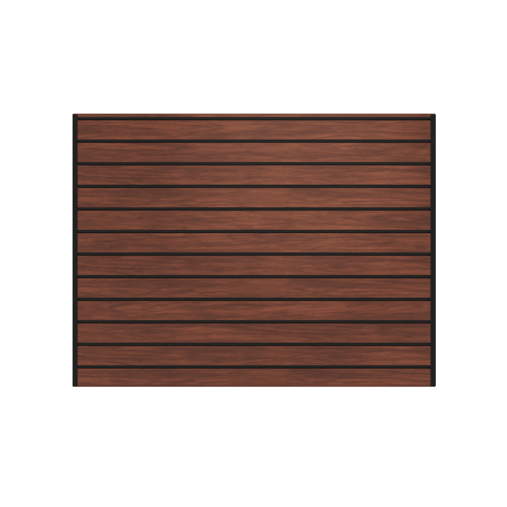 Hold Up Displays 6 Piece Slatwall Panel Set HDSW2-3x4 - Wood Pattern Black Walnut