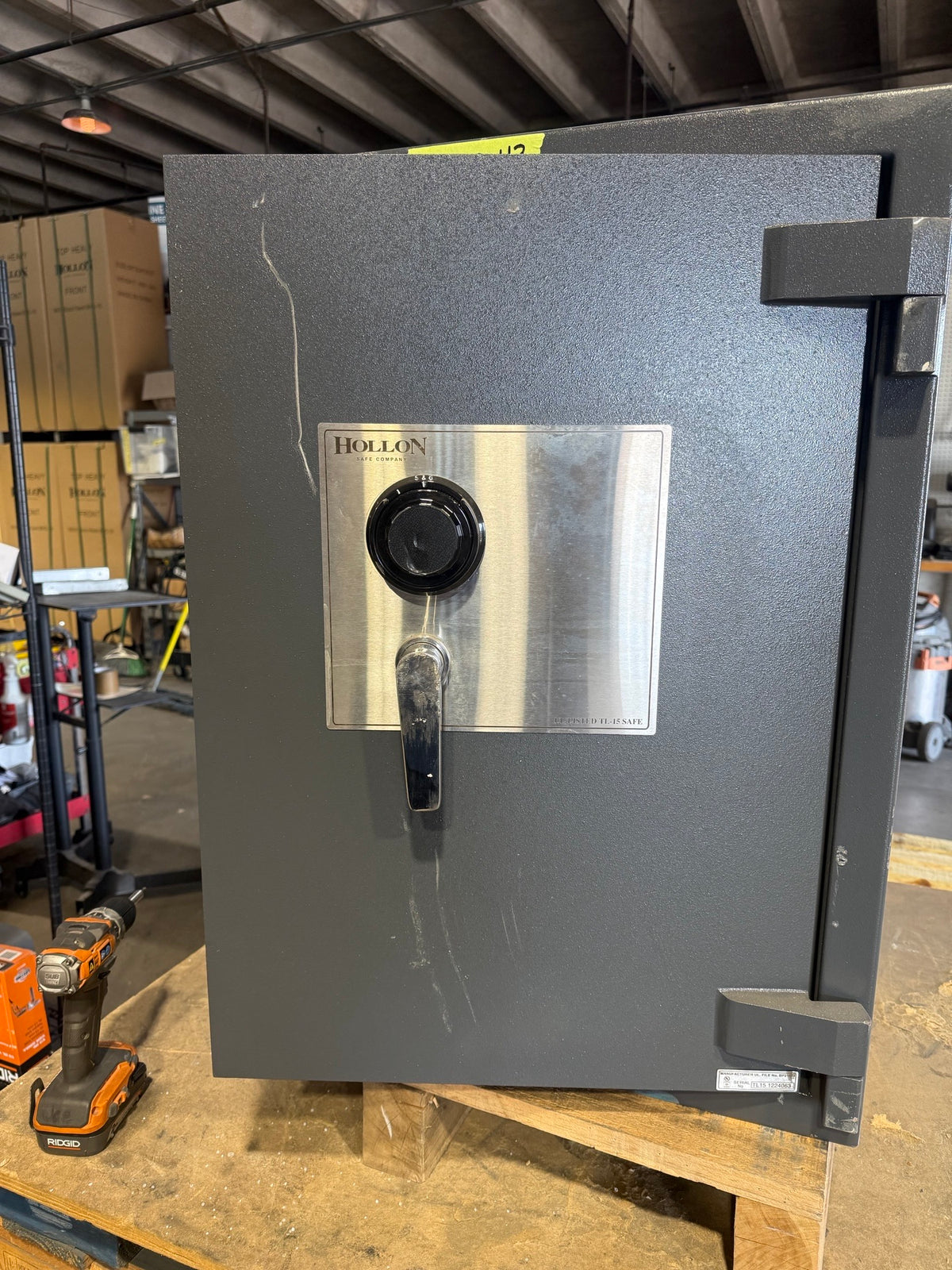 Hollon PM-2819 TL-15 Burglary 2 Hour Fire Safe Blemished Front