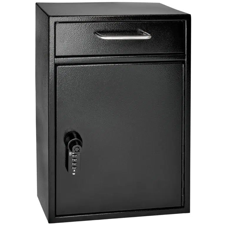 Mail Boss Key Boss Locking Security Key Drop Box (105 Keys) Black Combo Lock