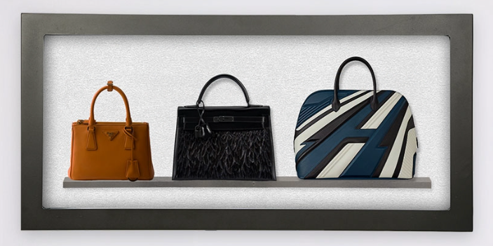 Secure Display Luxury Handbag Display Safe