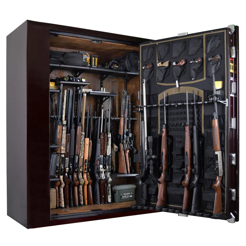 Browning Medallion Series M65T Extra-Wide Tall Gun Safe (65-Gun Capacity) Door Open Full