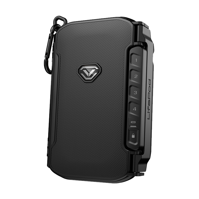Vaultek Lifepod X Mini Weatherproof Lockbox Stealth Black