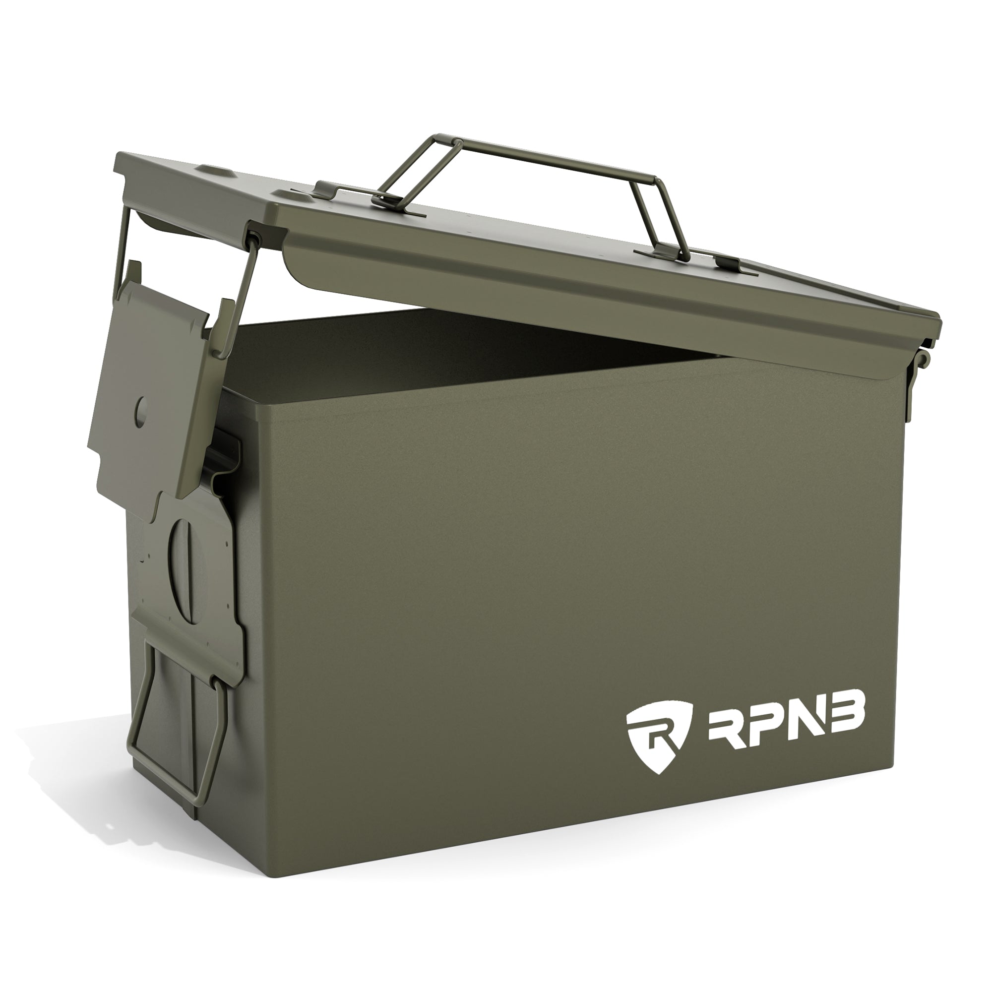 RPNB AM192 Metal Ammo Can .50 Cal Military Heavy Gauge Water Resistant Ammo Box