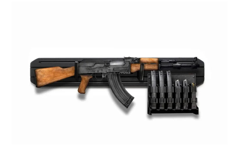 Tactical Walls MidMod Panel with Rifle and Magazines