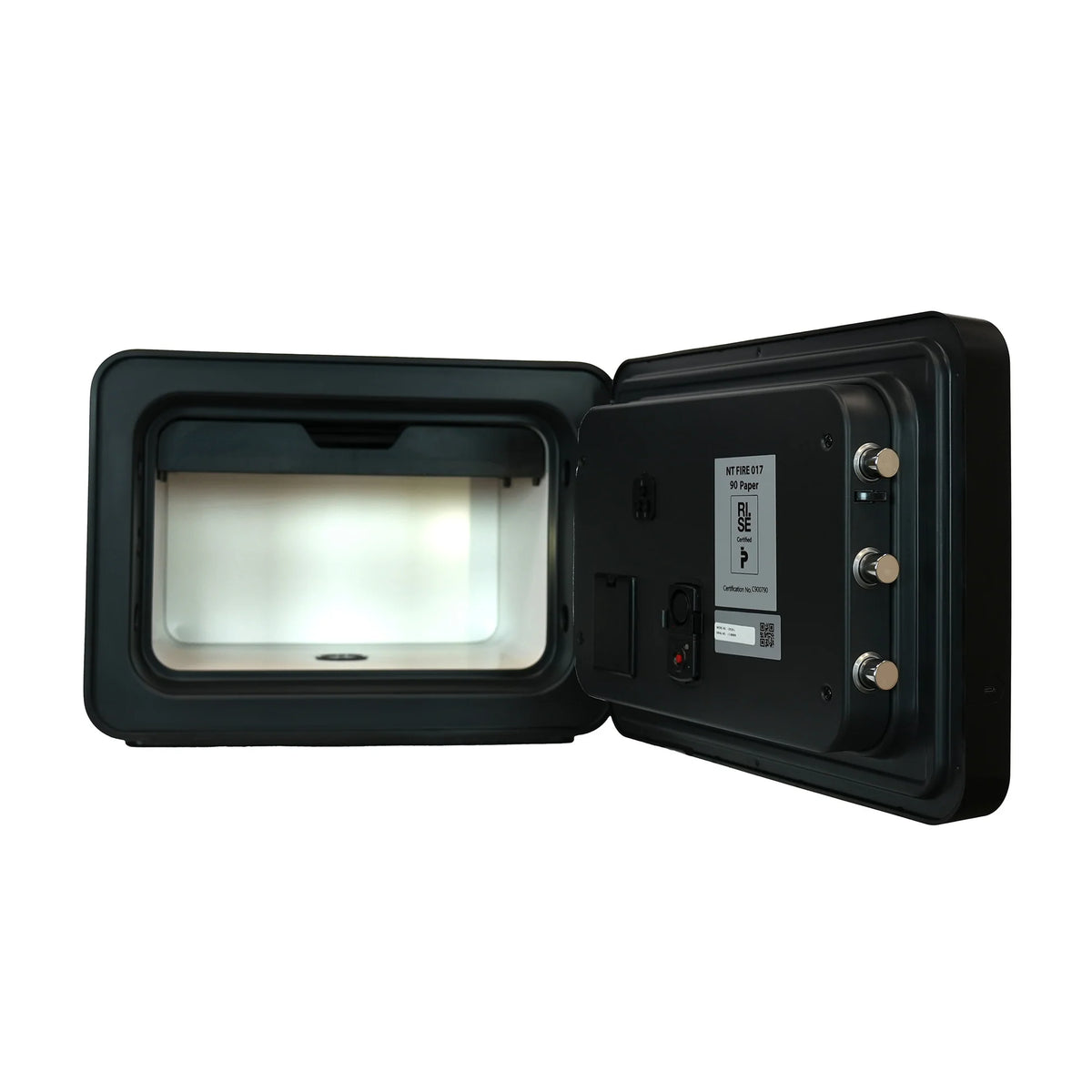 Cocono Chroma 20 Small Biometric Fireproof Safe (90 Minutes) Door Open