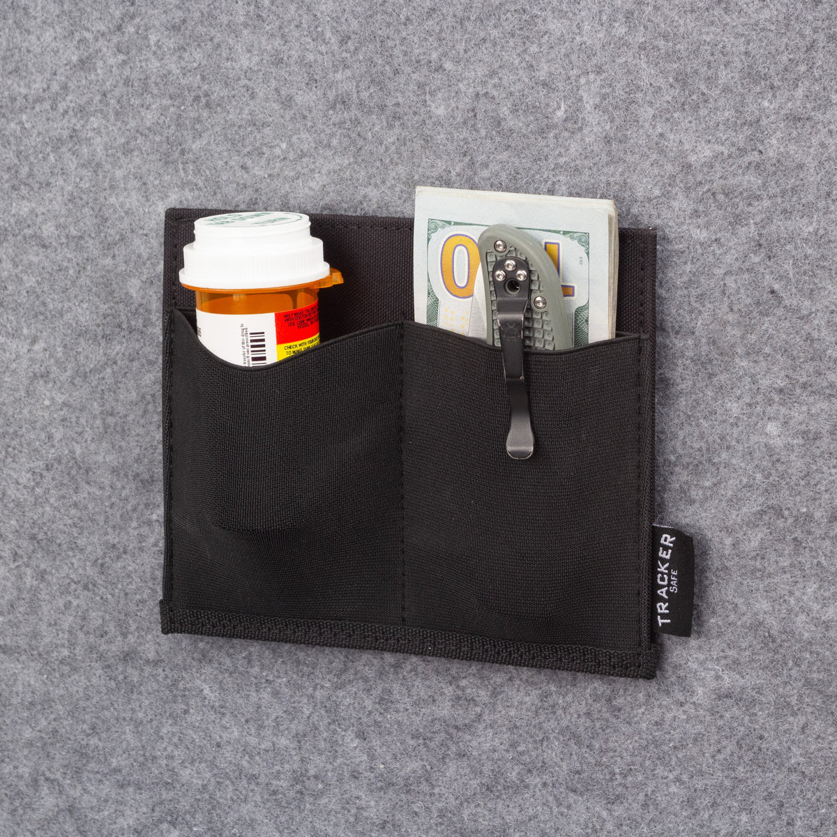 Tracker PE2 Pocket Elastic 2 Mag Holder with Medication, Knife and Cash