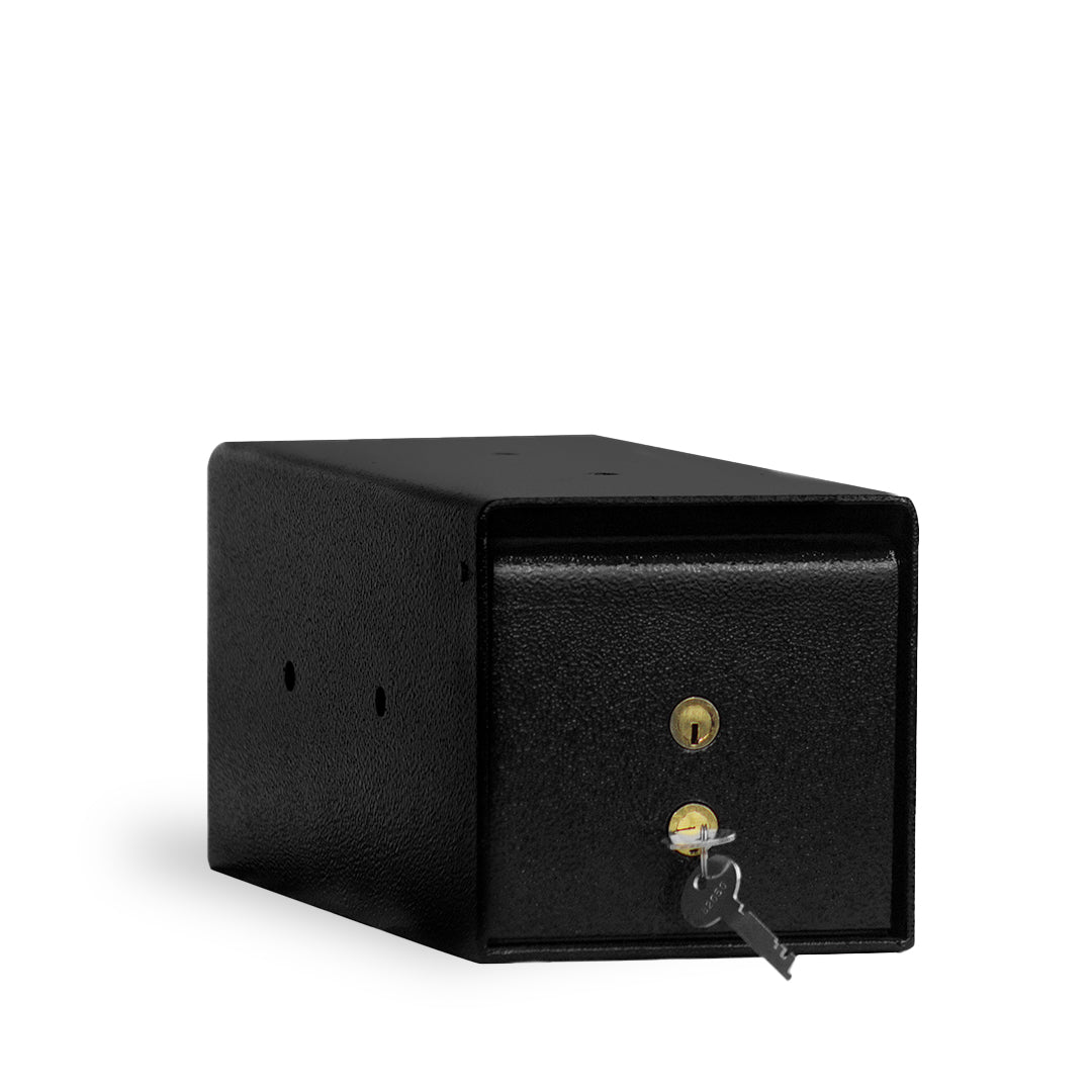 Dual Key Control Safe Pacific Safe DBEX-K2 Heavy Duty Under Counter Safe with Dual Key Lock ...